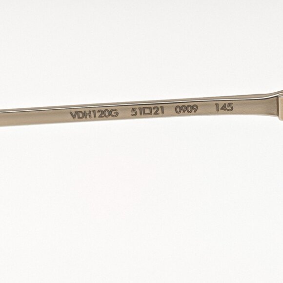 🕶️Made in Italy! Dunhill VDH120G Eyeglasses 51/21 145 | ALT203🕶️ - Picture 7 of 9